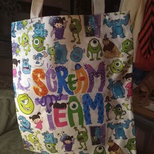 WZMPA Monsters Mike & Sully Tote Bag Mike & Sully Fans Gift Scream Team Monsters